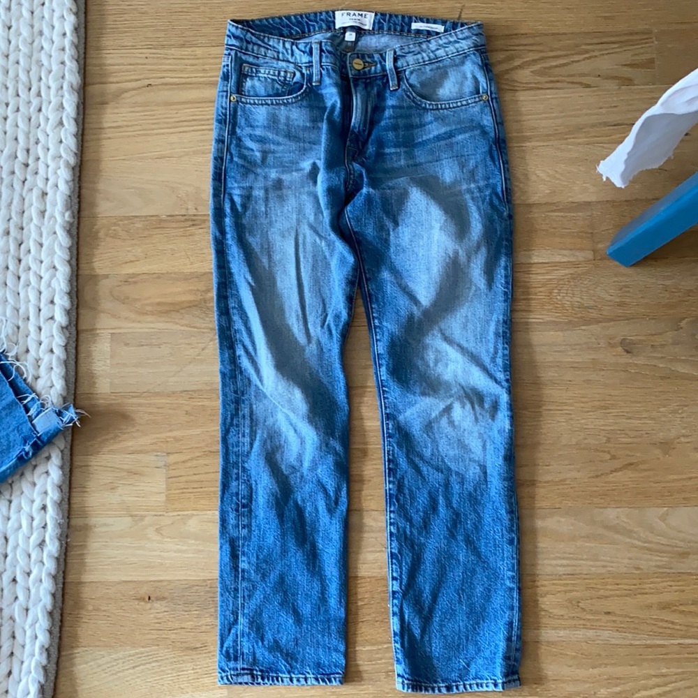 Frame boyfriendy jeans